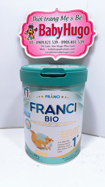  [MẪU MỚI] Sữa Bột FRANCI BIO 1+ 800g 