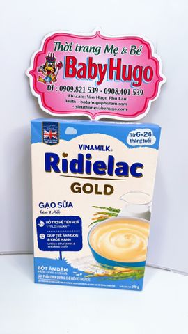  BỘT ĂN DẶM RIDIELAC GOLD GẠO SỮA DINH DƯỠNG - HG200G 