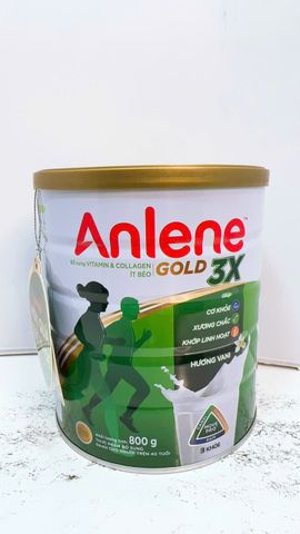  Sữa bột Anlene Gold 3X 800G 