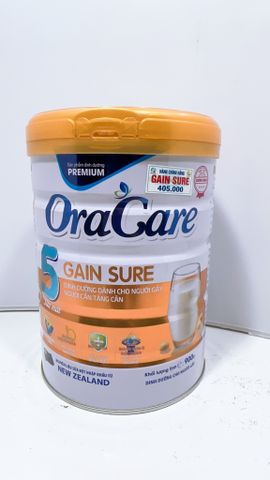  Sữa Bột ORACARE GAIN SURE 900g 
