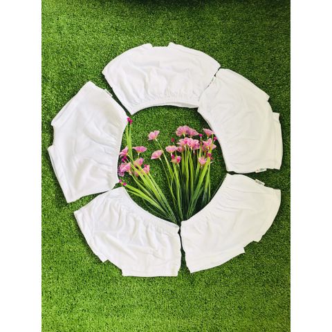  SET 5 Quần Sơ Sinh Ngắn Đáy Ngang FANY Cho Bé (Sơ Sinh đến 10kg) 