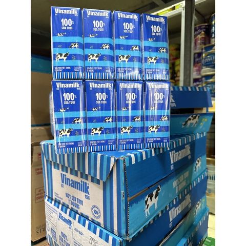  Lốc 4 Hộp Sữa Vinamilk Ít Đường 180ml 