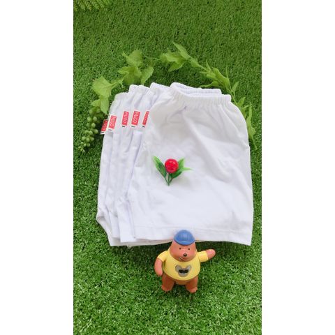  Set 5 quần đùi HUGO trắng cho bé ( từ sơ sinh đến 55kg) 