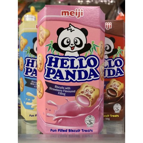  Bánh Gấu Nhân Kem Meiji Hello Panda 