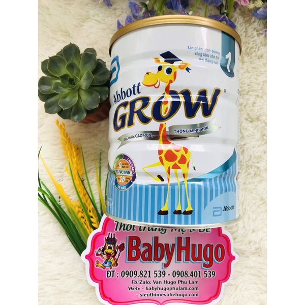  [DATE MỚI] Sữa Abbott Grow 1 Hộp 900g 