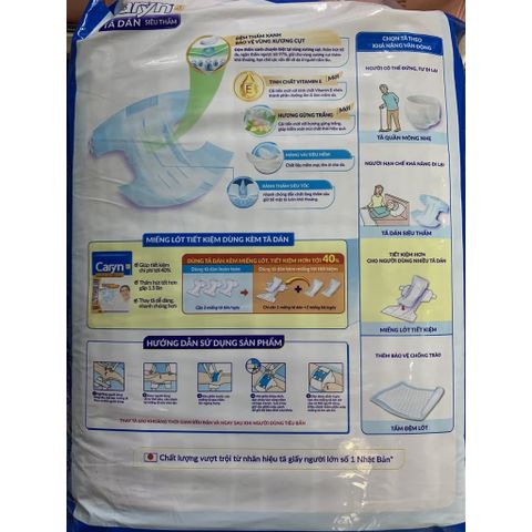  Tã dán người lớn Caryn XL 10 miếng 