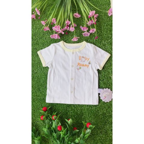  Set 5 Áo Tay Ngắn Sơ Sinh Cài Giữa  BABY MOMMY (Size sơ sinh đến 23KG) 