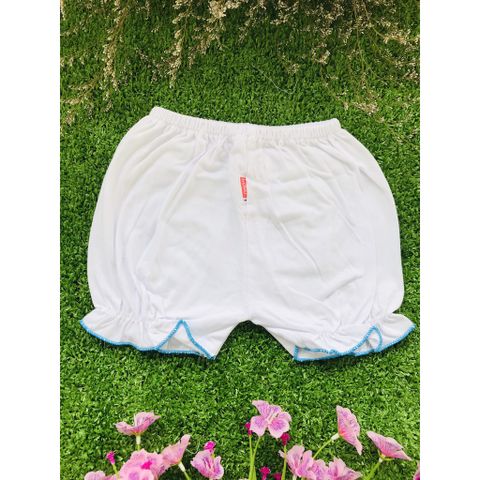  SET 5 QUẦN BÈO NGẮN HUGO CHO BÉ GÁI (Từ 3 đến 25kg)- Quần cotton trắng 