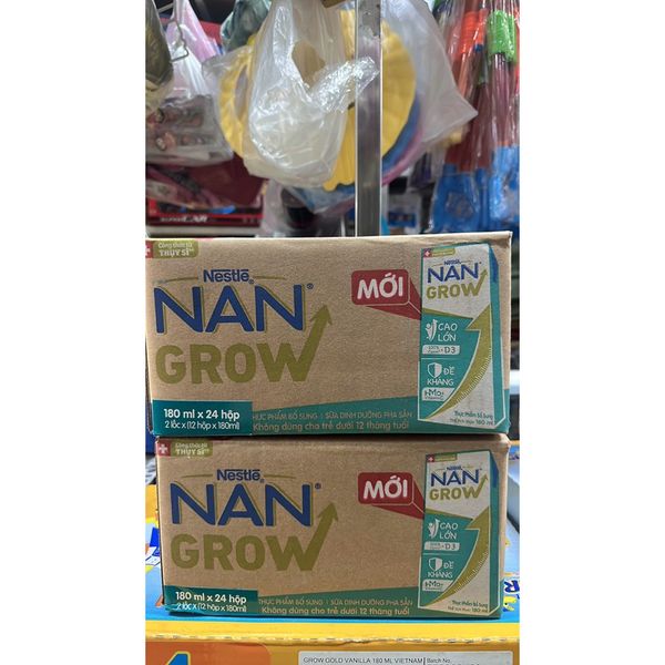  thùng sữa Nan Grow 180/110ml cho bé từ 1tuổi trở lên 