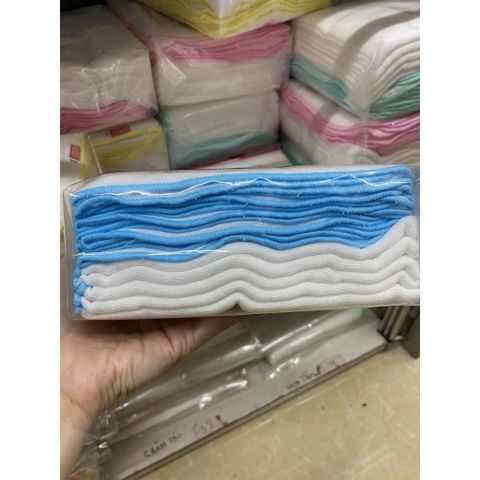 [Set 10 CÁI] Khăn Sữa Nhật Hàng 4 Lớp Loại 1 Mềm Mịn 