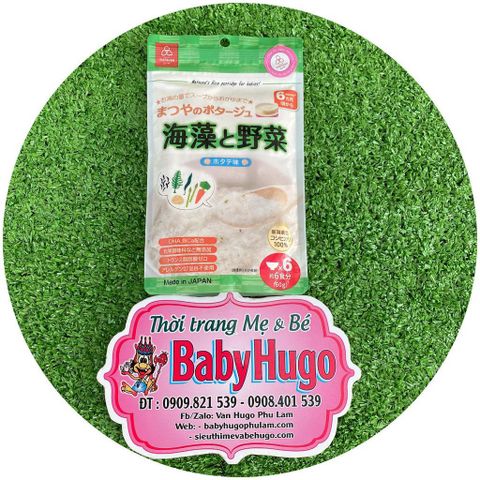  [HSD T10/2022] Cháo gạo khô NHẬT Matsuya Rau & Rong Biển / 5 Loại Rau Củ / Cá Và Rau / Cà Chua Và Nấm 60g 