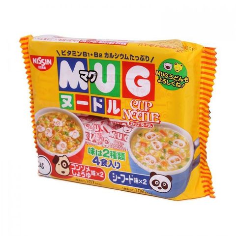  MÌ MUG ĂN LIỀN CHO BÉ (MÀU VÀNG) 