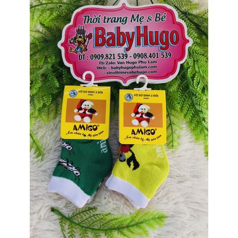  SET 2 ĐÔI VỚ CHỐNG TRƯỢT CHO BÉ 0-5 Tuoi 