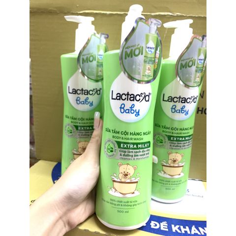  Sữa Tắm Gội Lactacyd 500ml 