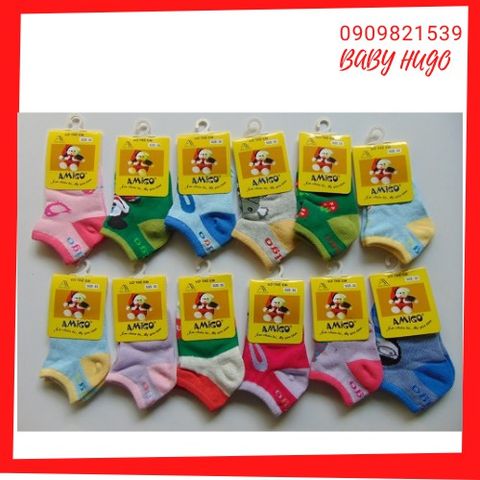  SET 2 ĐÔI VỚ CHỐNG TRƯỢT CHO BÉ 0-5 Tuoi 