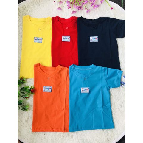  SET 5 Áo Màu KINGTONS Tay Ngắn Cho Bé (Từ 3-20kg) 