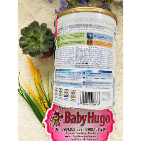  [DATE MỚI] Sữa Abbott Grow 1 Hộp 900g 