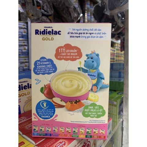  Bột ăn dặm Vinamilk Ridielac Gold Vị Ngọt Cho Bé Mới Tập Ăn- Hộp giấy 200g 