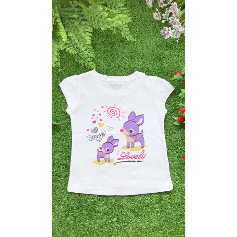  SET 5 Áo Cotton trắng FANY tay ngắn cho bé gái từ 6-18kg ( HÌNH IN THAY ĐỎI THEO TỪNG ĐỢT HÀNG) 