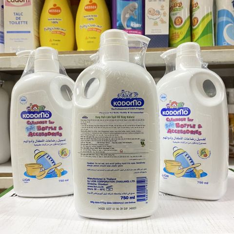  Nước rửa bình sữa Kodomo Thái Lan Chai 750ml- Bịch 700ml 