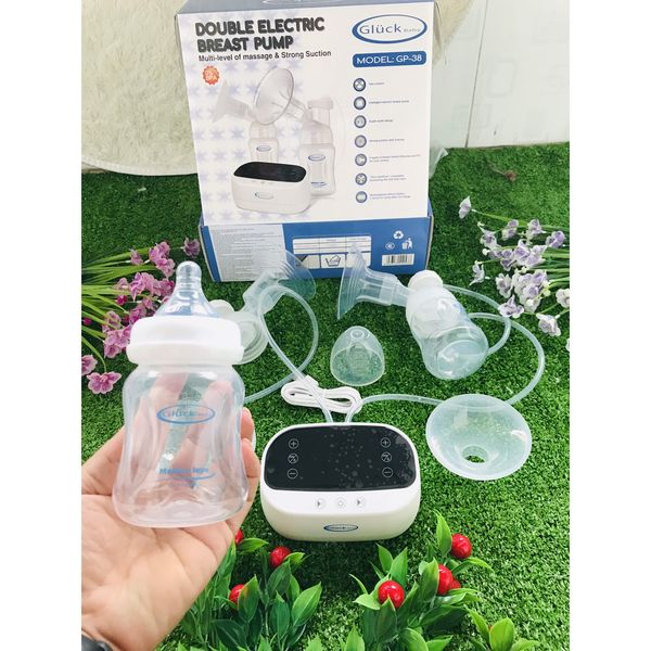  Máy hút sữa điện đôi Gluck Baby GP38 Plus - Bảo hành 1 năm 
