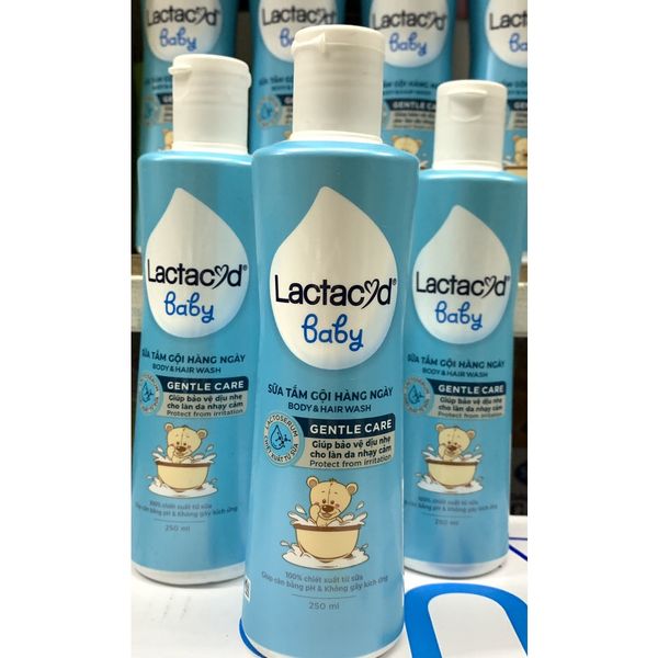  [MẪU MỚI] Sữa tắm gội Lactacyd 250ml 
