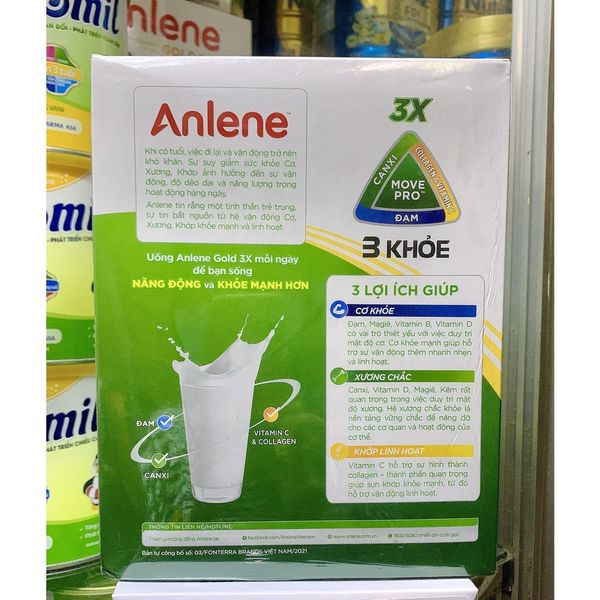 Sữa Bột Anlene Hương Vani Hộp 1.2kg 