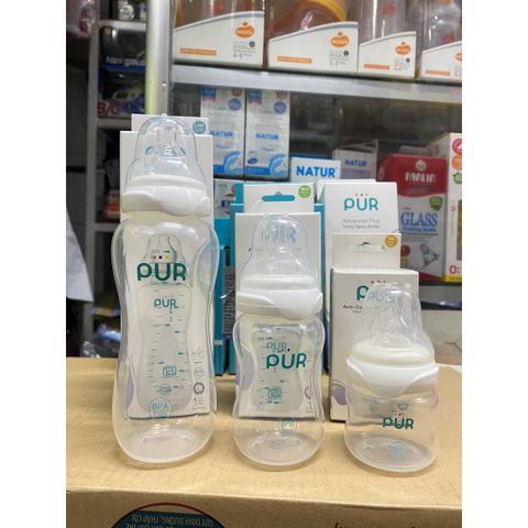  BÌNH SỮA CỔ NHỎ PUR COMFORT 60ML, 120ML , 250ML 