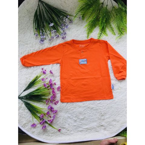  SET 5 Áo Màu KINGTONS Tay Dài Bo Tay Cho Bé (Từ 3-20kg) 