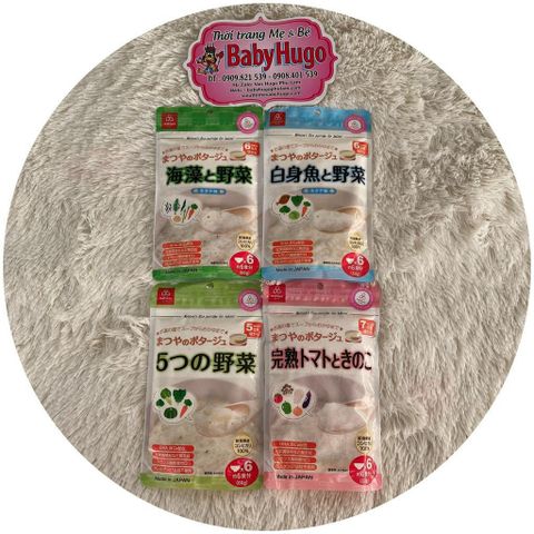  [HSD T10/2022] Cháo gạo khô NHẬT Matsuya Rau & Rong Biển / 5 Loại Rau Củ / Cá Và Rau / Cà Chua Và Nấm 60g 