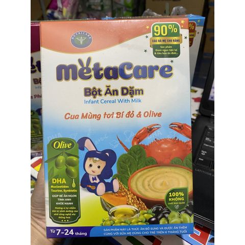  Bột ăn dặm Nutricare Metacare đầy đủ 8 vị (200gr) 