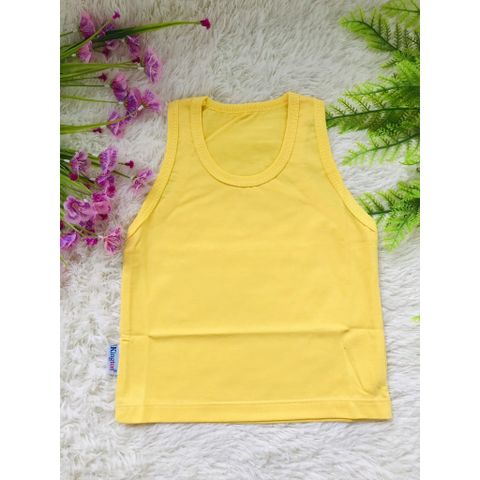  SET 5 Áo Ba Lỗ Màu KINGTONS  Cho Bé (Từ 3-20kg)-Áo Cotton màu 