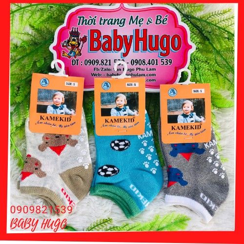  1 ĐÔI VỚ CHỐNG TRƯỢT ÁNH MINH CHO BÉ  SIZE SS/S/M/L (từ 6tháng đến 5 tuổi) 