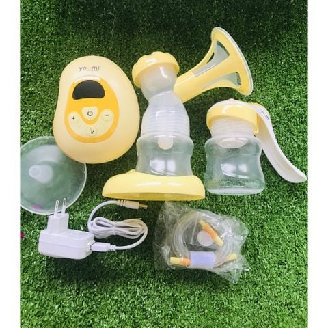 Máy hút sữa điện đơn 3 trong 1 Yoomi - Bảo hành 1 năm 