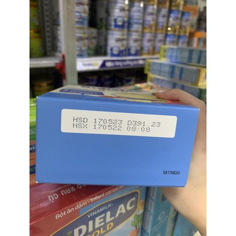  [MẪU MỚI] BỘT ĂN DẶM RIDIELAC GOLD 4 Gói VỊ NGỌT - HỘP GIẤY 200G 