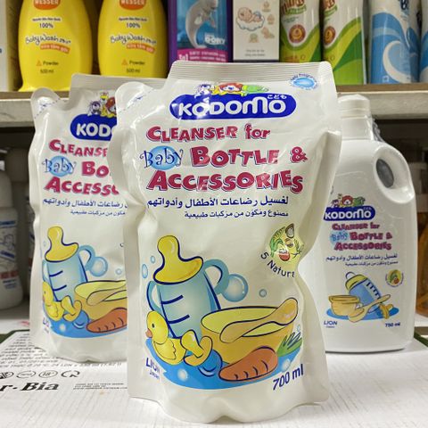  Nước rửa bình sữa Kodomo Thái Lan Chai 750ml- Bịch 700ml 