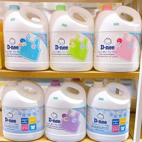  [NỘI ĐỊA THÁI Nước Giặt Xả DNEE Thái Lan Can 3000ml 