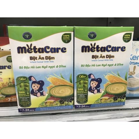  Bột ăn dặm Nutricare Metacare đầy đủ 8 vị (200gr) 