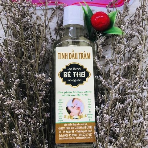  Tinh dầu tràm nguyên chất Bé Thơ Huế 50ml 
