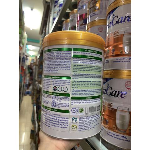  Sữa Bột ORACARE GROW (1-10t) 900g 