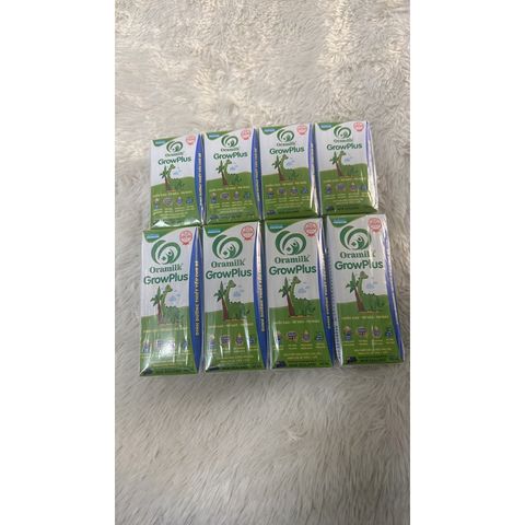  sữa pha sẳn Oramilk grow plus 180ml/110ml cho bé trên 1tuổi 