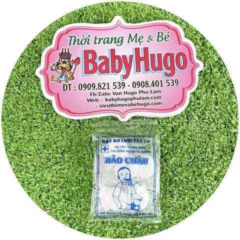  GÓI 50 GẠC RƠ LƯỠI BẢO CHÂU VỆ SINH RĂNG MIỆNG CHO BÉ 