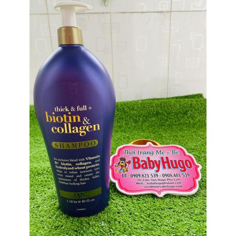  [CHÍNH HÃNG MỸ] Dầu Gội - Dầu Xả Biotin & Collagen Chai 1180ml 