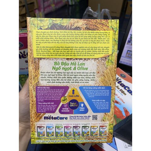  Bột Ăn Dặm Metacare Bò Đậu Hà Lan Ngô Ngọt Và Olive ( 7-24 tháng) 