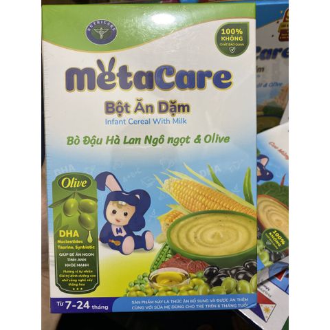  Bột ăn dặm Nutricare Metacare đầy đủ 8 vị (200gr) 