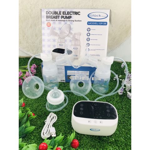  Máy hút sữa điện đôi Gluck Baby GP38 Plus - Bảo hành 1 năm 