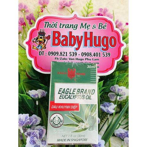  Dầu Khuynh Diệp Con Ó 30ML Singapore 