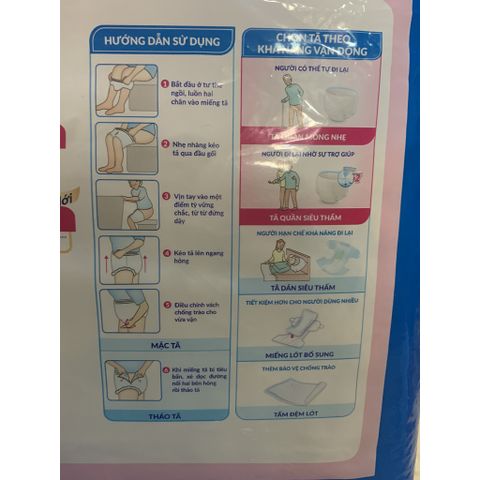  TÃ QUẦN NGƯỜI LỚN CARYN XL 12 MIẾNG 