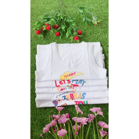  Set 5 ÁO BA LỖ FANY TRẮNG BÉ TRAI IN HÌNH (Từ 3kg đến 35kg) 
