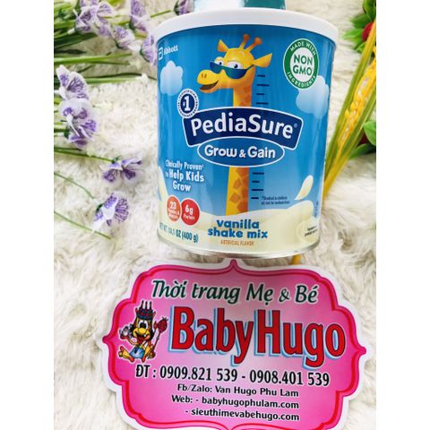  Sữa Bột Pediasure Gmo Grow And Gain 400g 